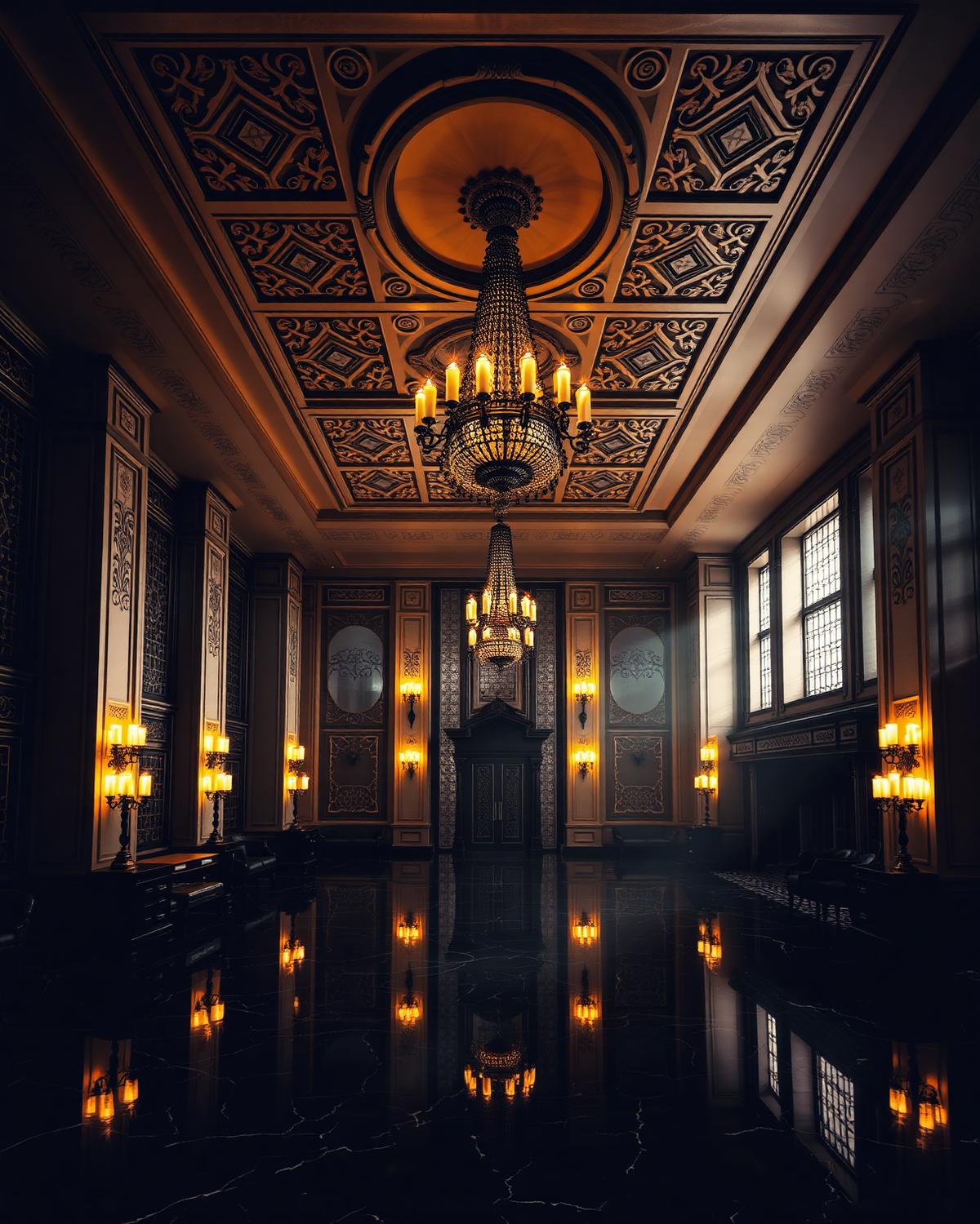 An Art Deco ballroom, Ballroom in Fitzrovia