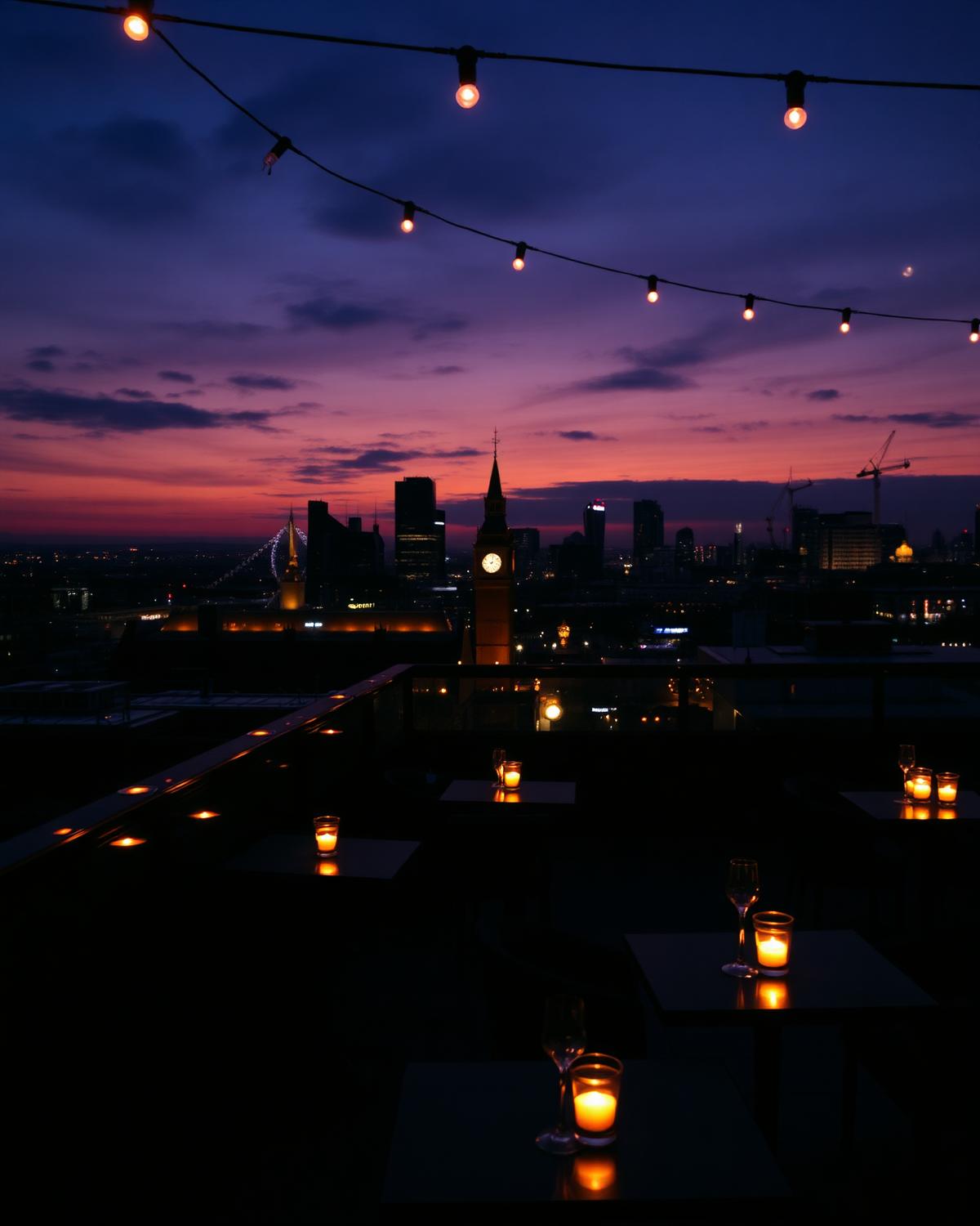 A City rooftop, Terrace in The City